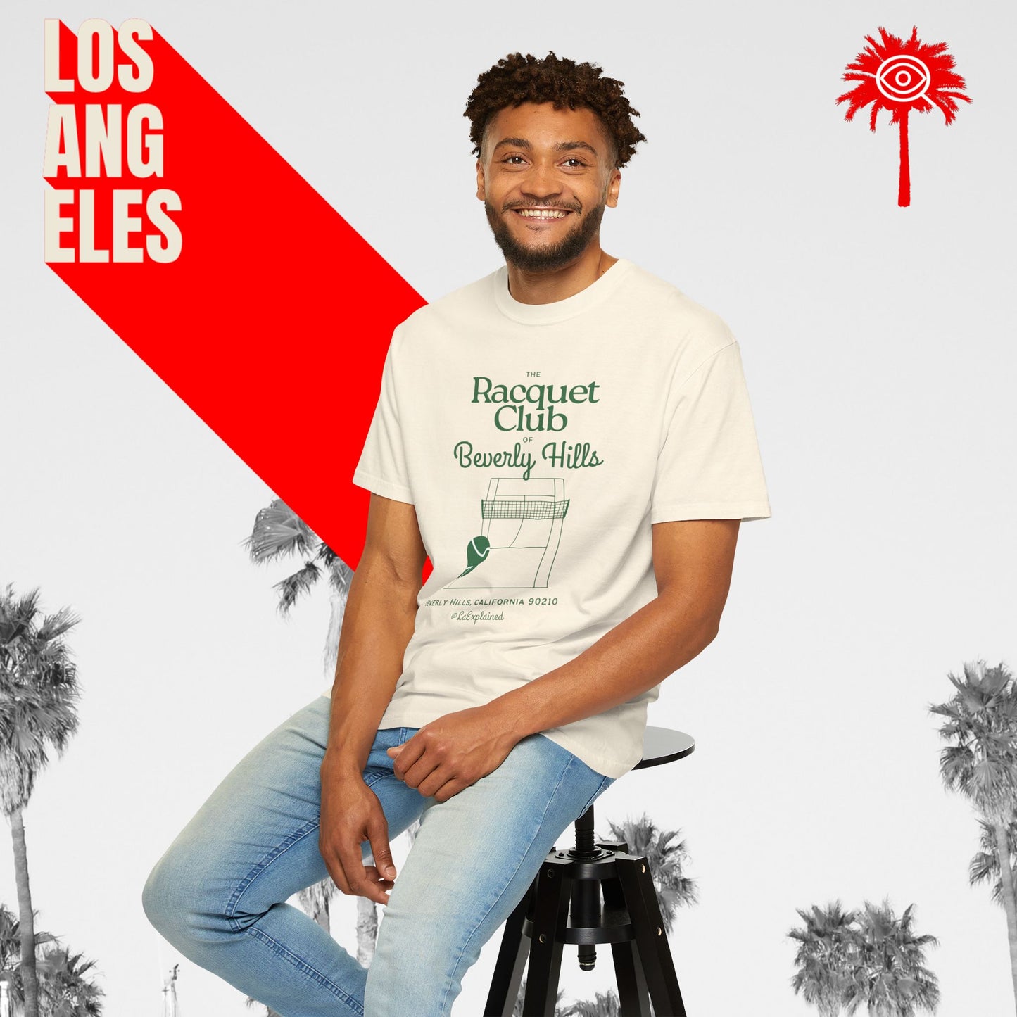 Retro Beverly Hills Racquet Club Tee