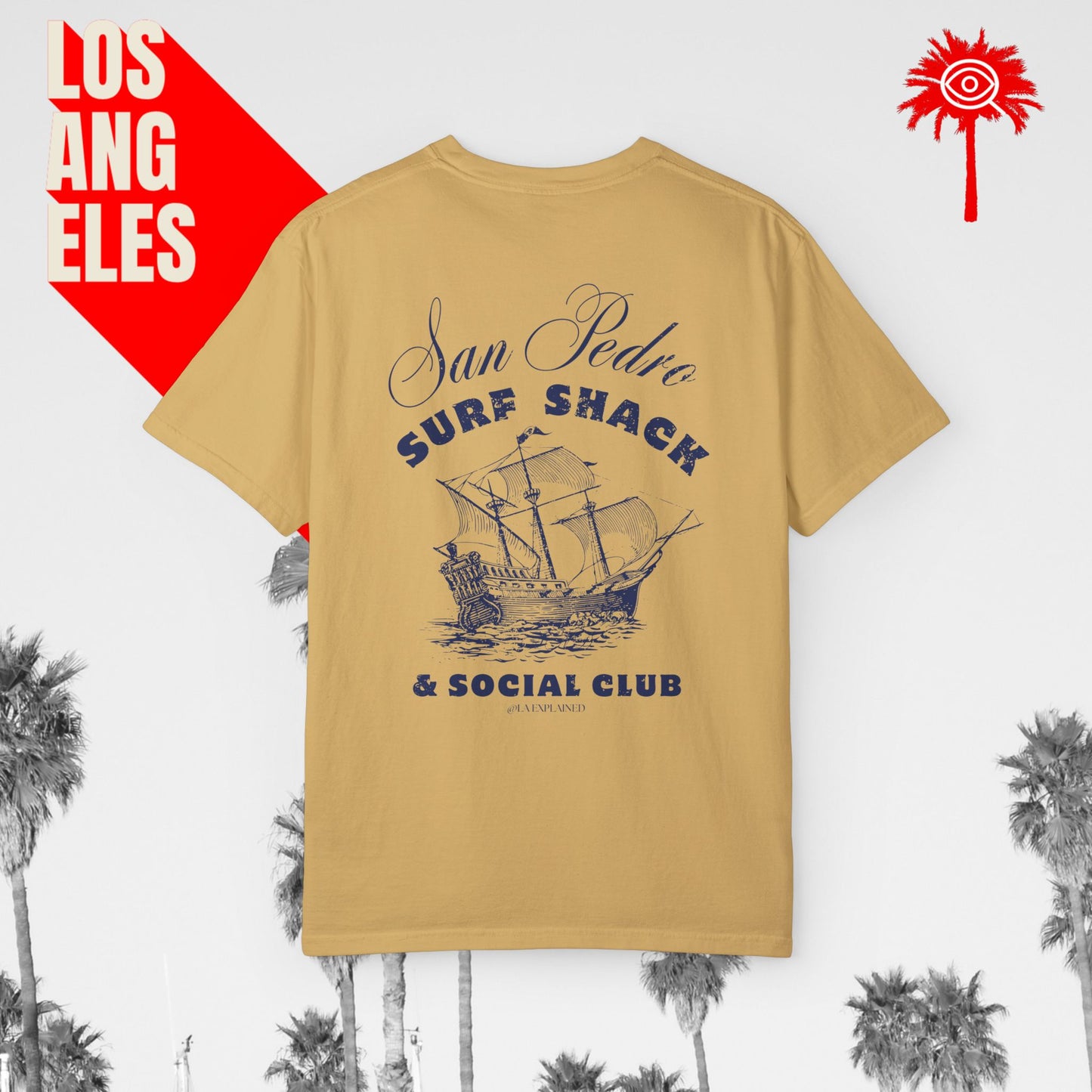 San Pedro Surf Shack & Social Club Tee