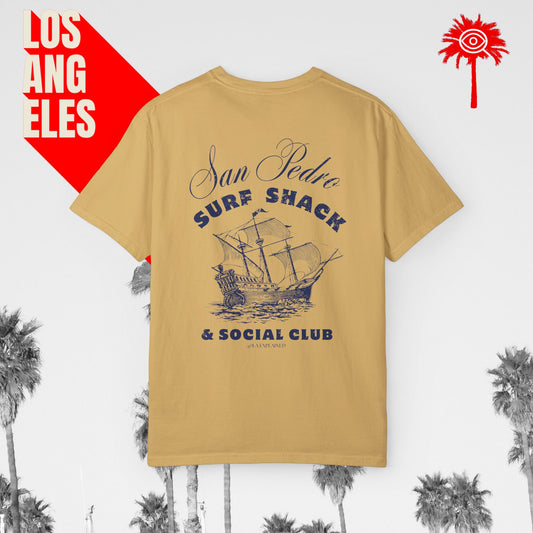 San Pedro Surf Shack & Social Club Tee