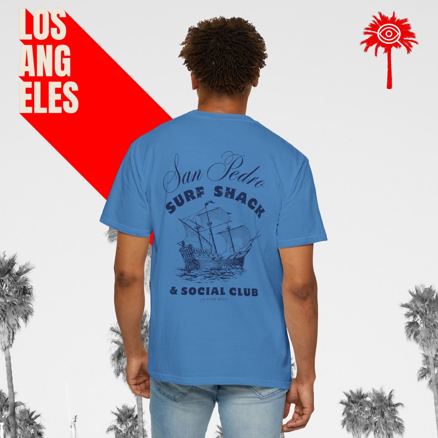 San Pedro Surf Shack & Social Club Tee