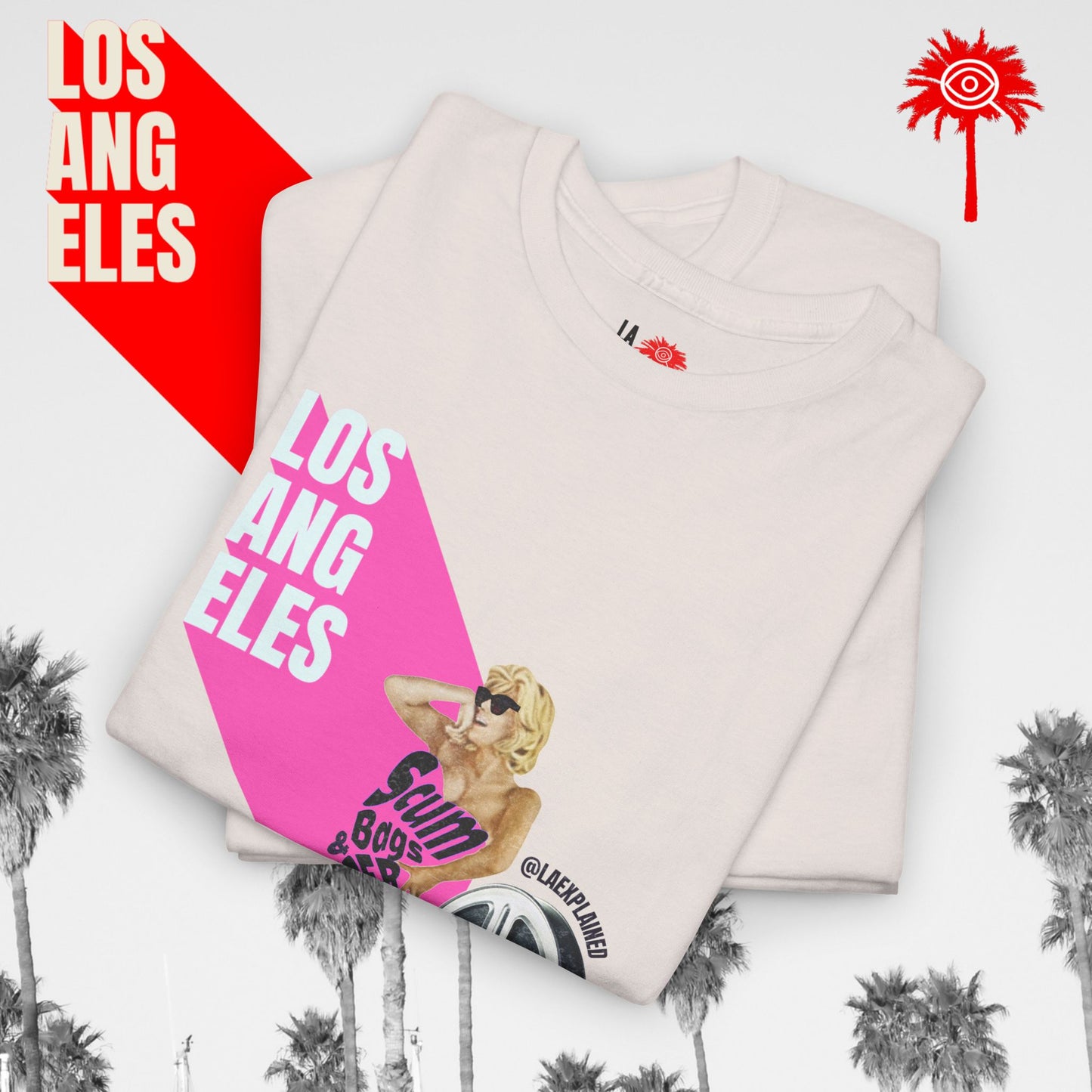 Pink Sc*mbags and Superstars Tee