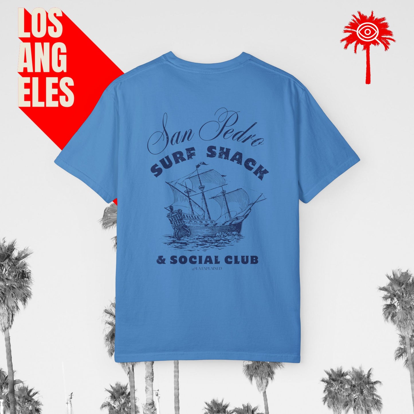 San Pedro Surf Shack & Social Club Tee