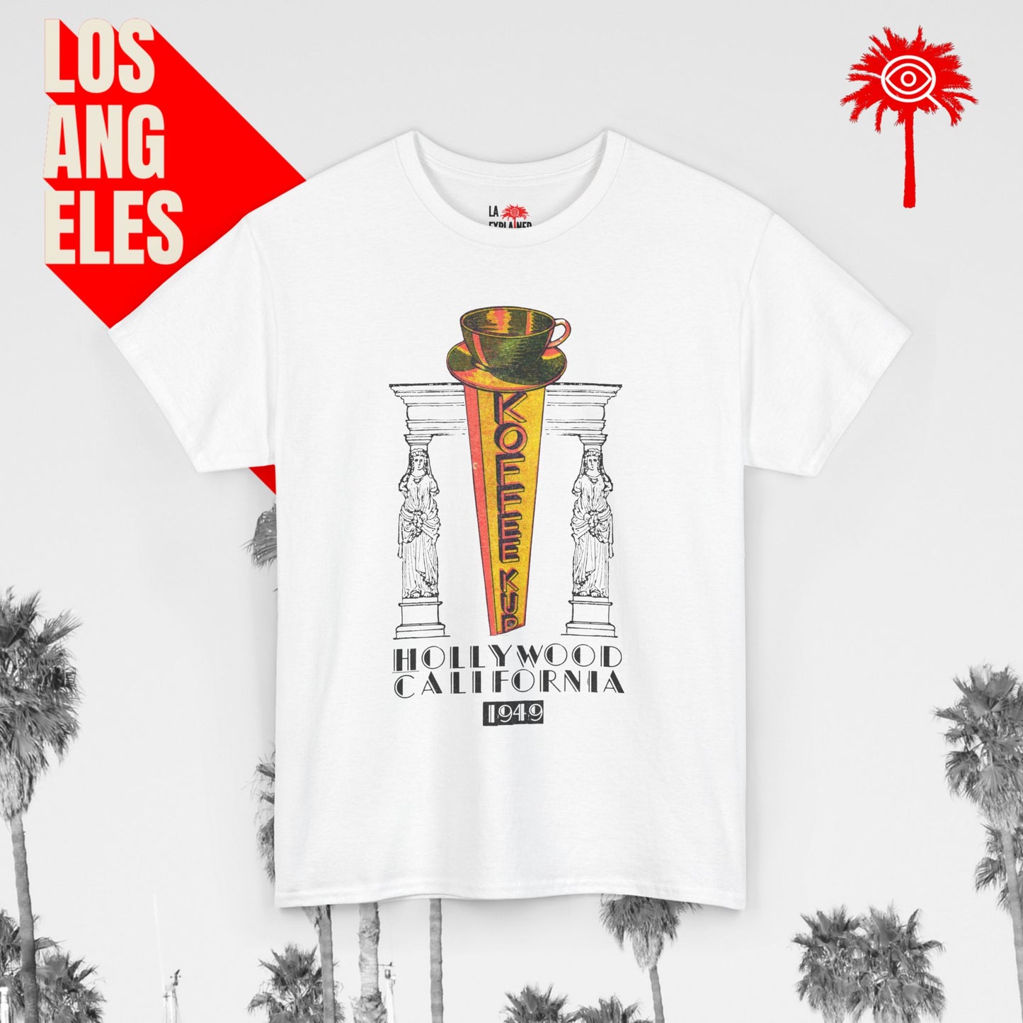 Hollywood Koffee Kup 1949 Tee