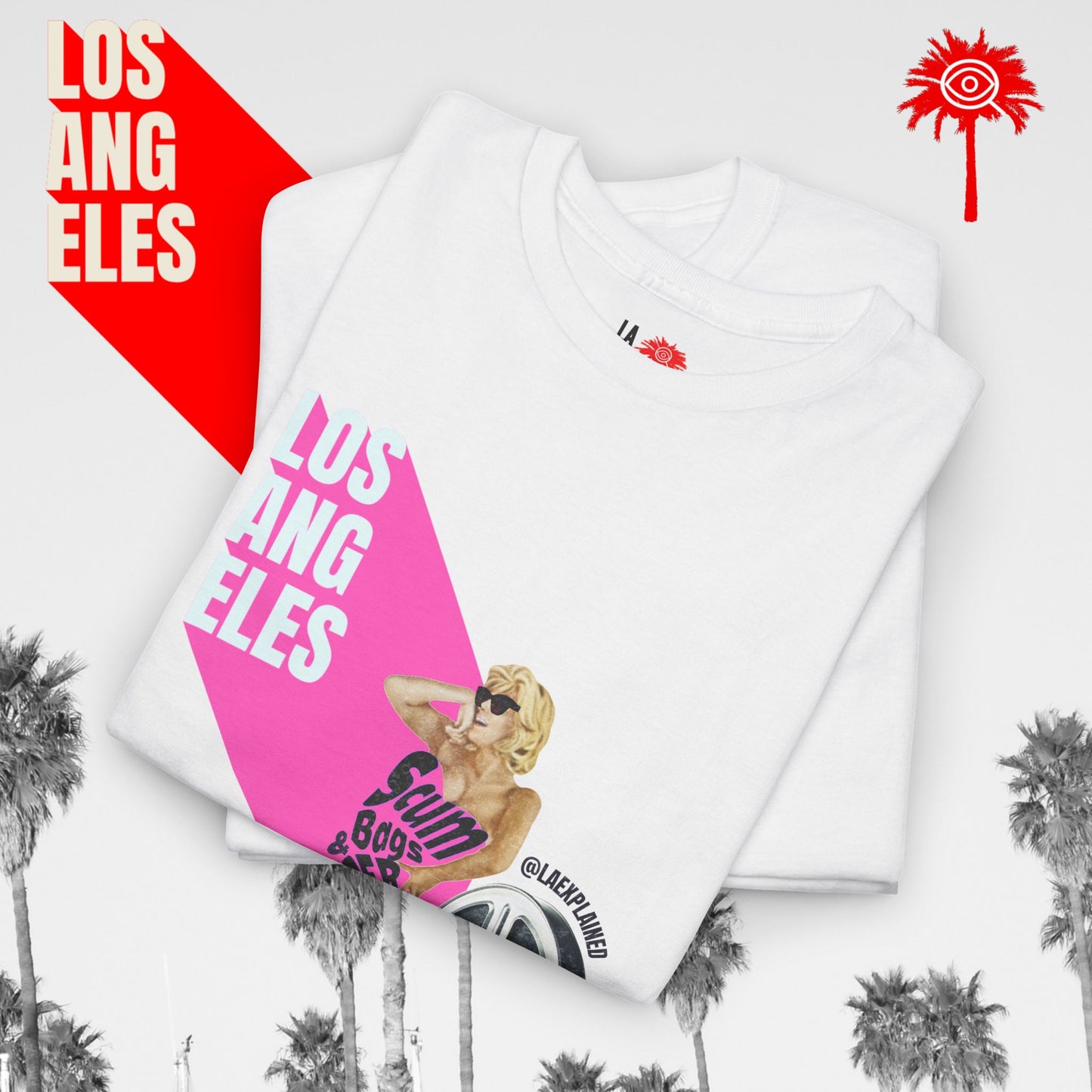 Pink Sc*mbags and Superstars Tee