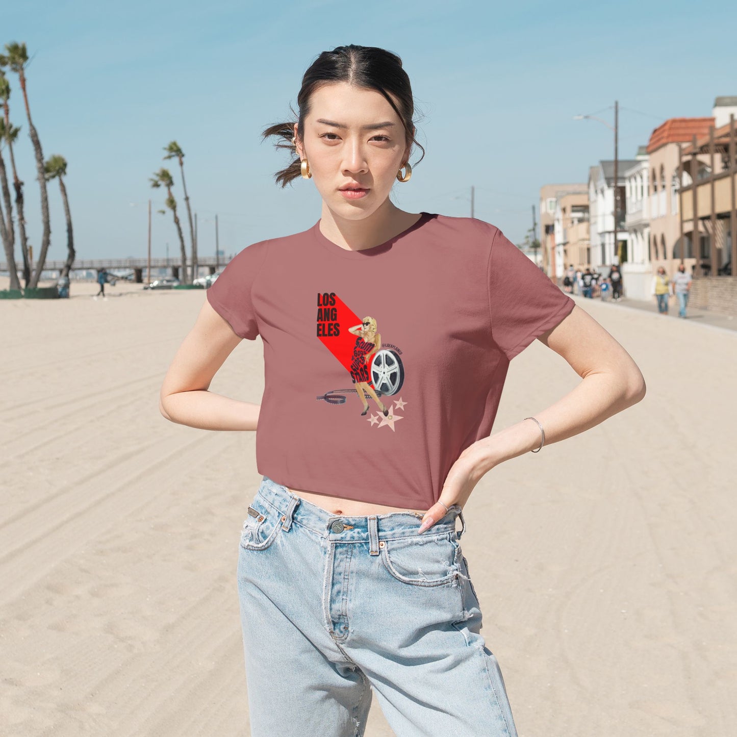 Women’s Red Sc*mbags and Superstars Tee