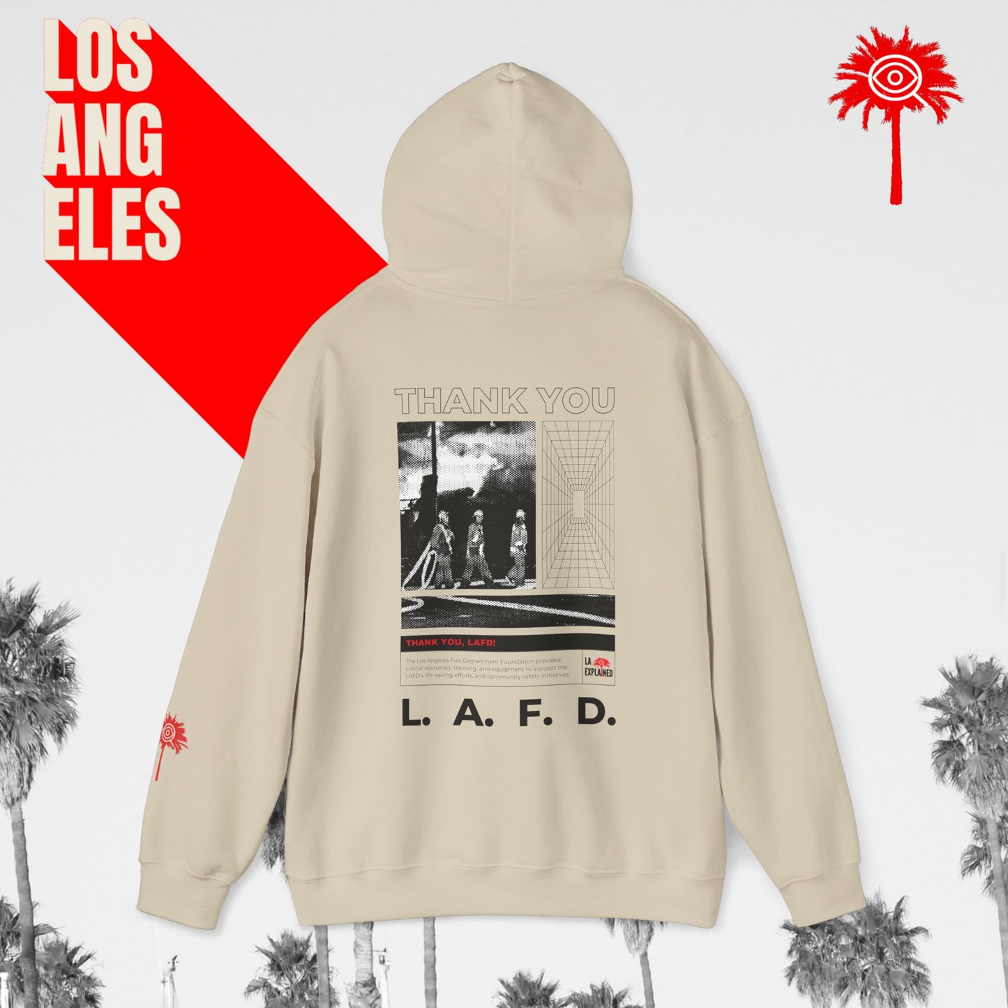 Sand L.A.F.D. Fundraiser Hoodie