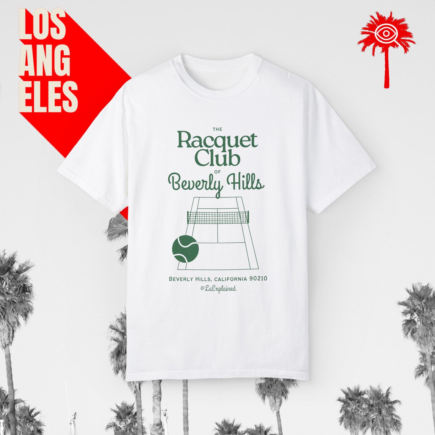 Retro Beverly Hills Racquet Club Tee