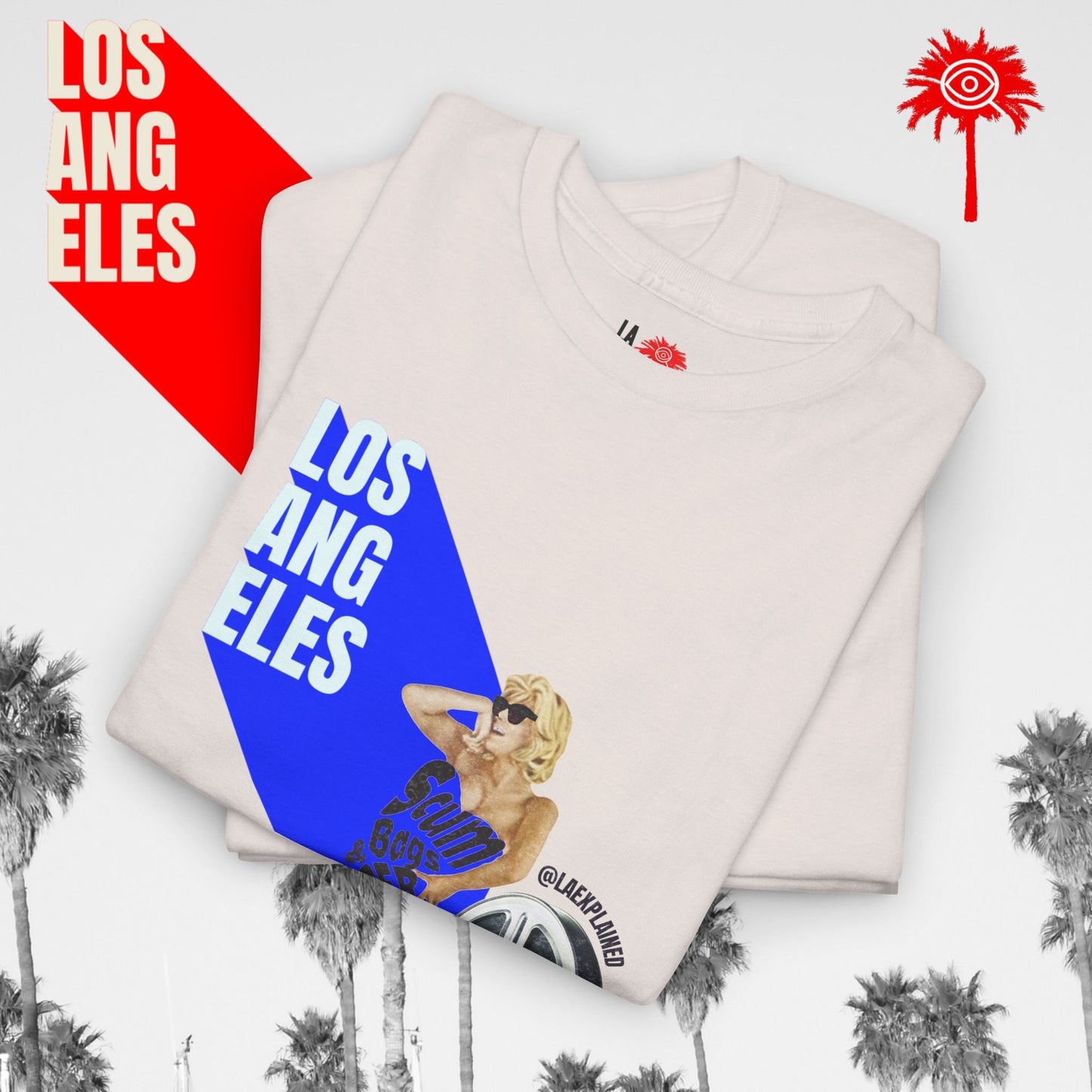 Blue Sc*mbags and Superstars Tee