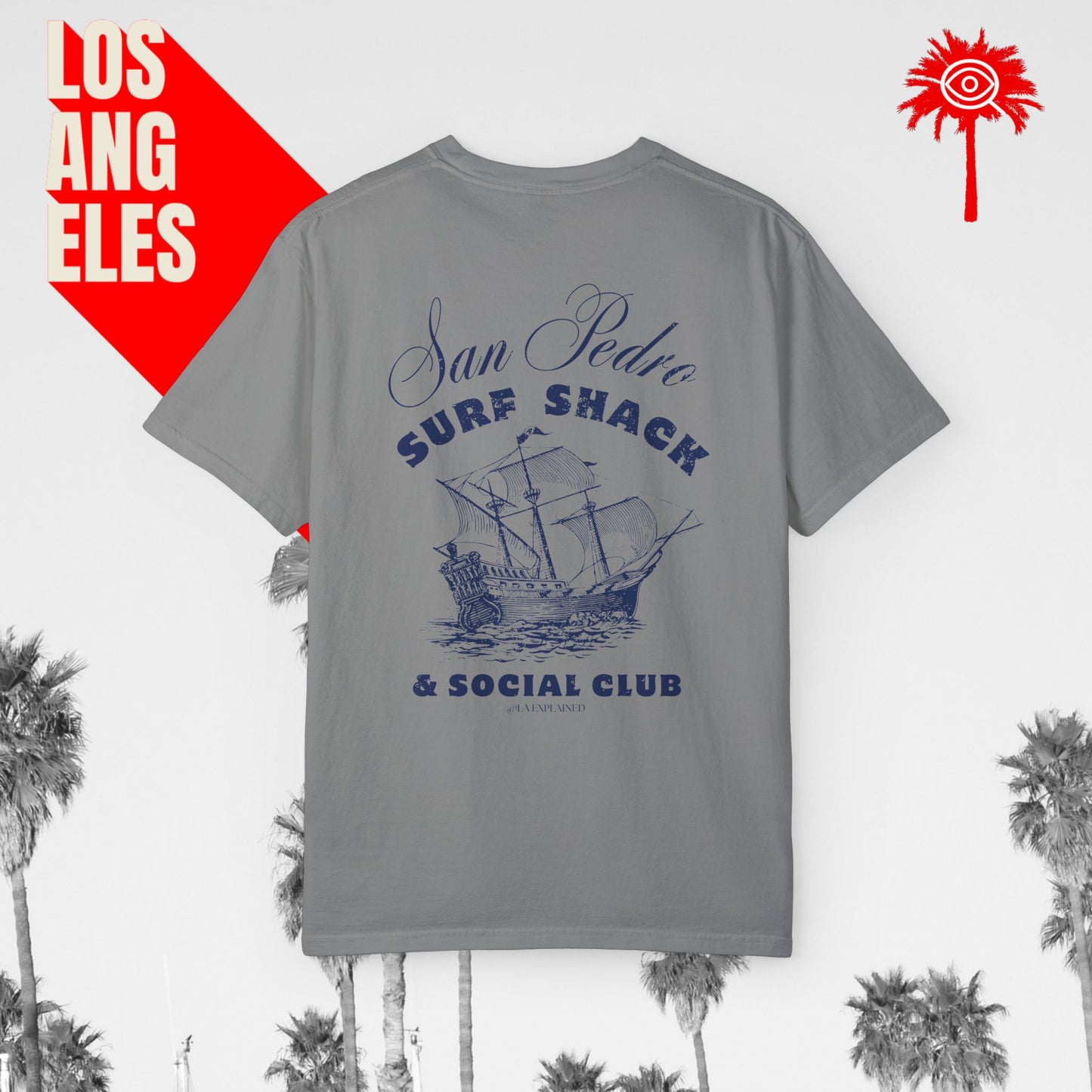 San Pedro Surf Shack & Social Club Tee