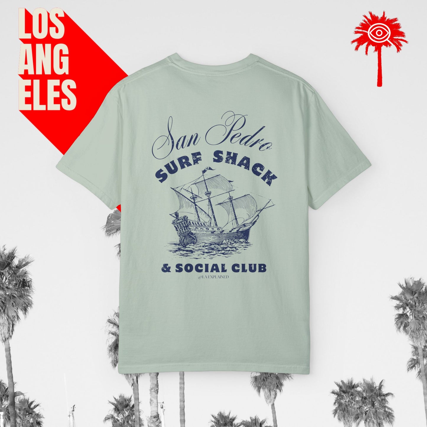 San Pedro Surf Shack & Social Club Tee