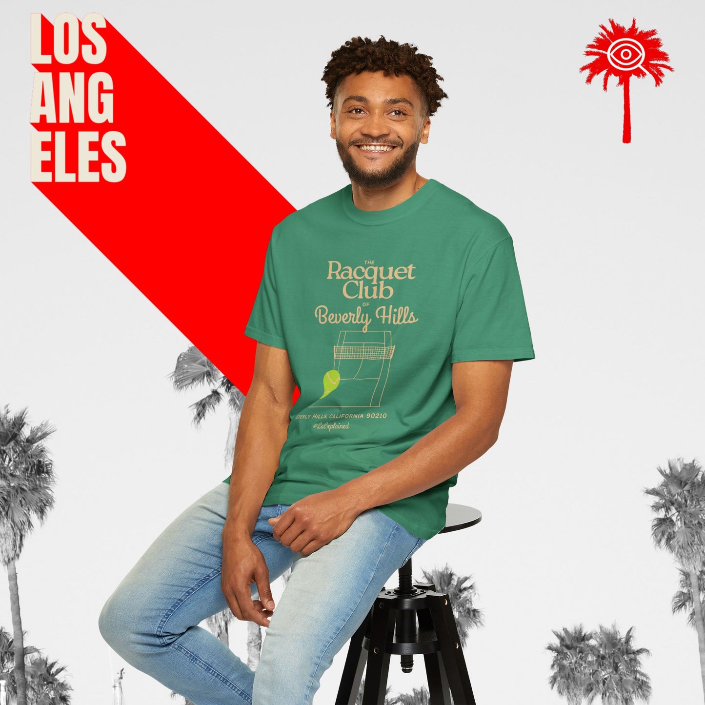 Retro Beverly Hills Racquet Club Tee