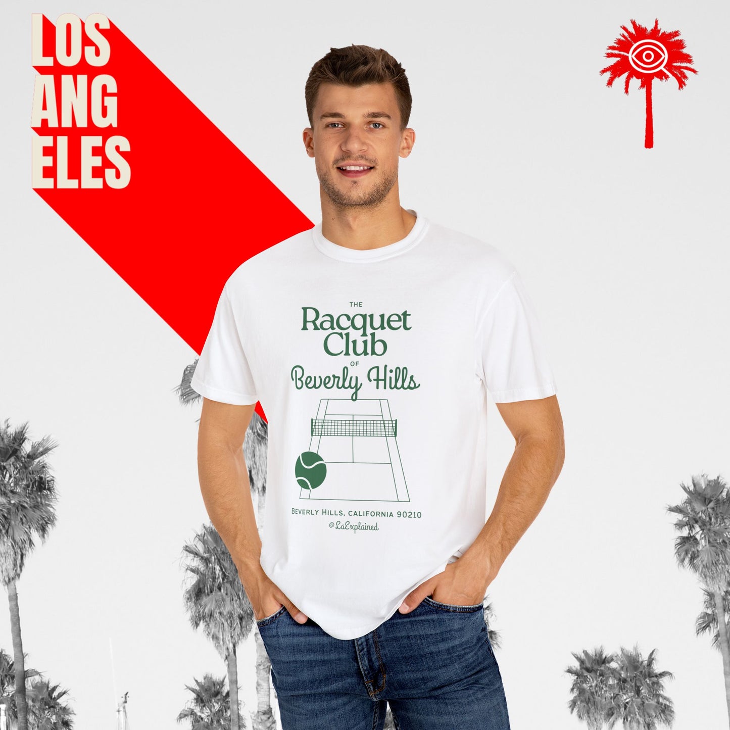 Retro Beverly Hills Racquet Club Tee