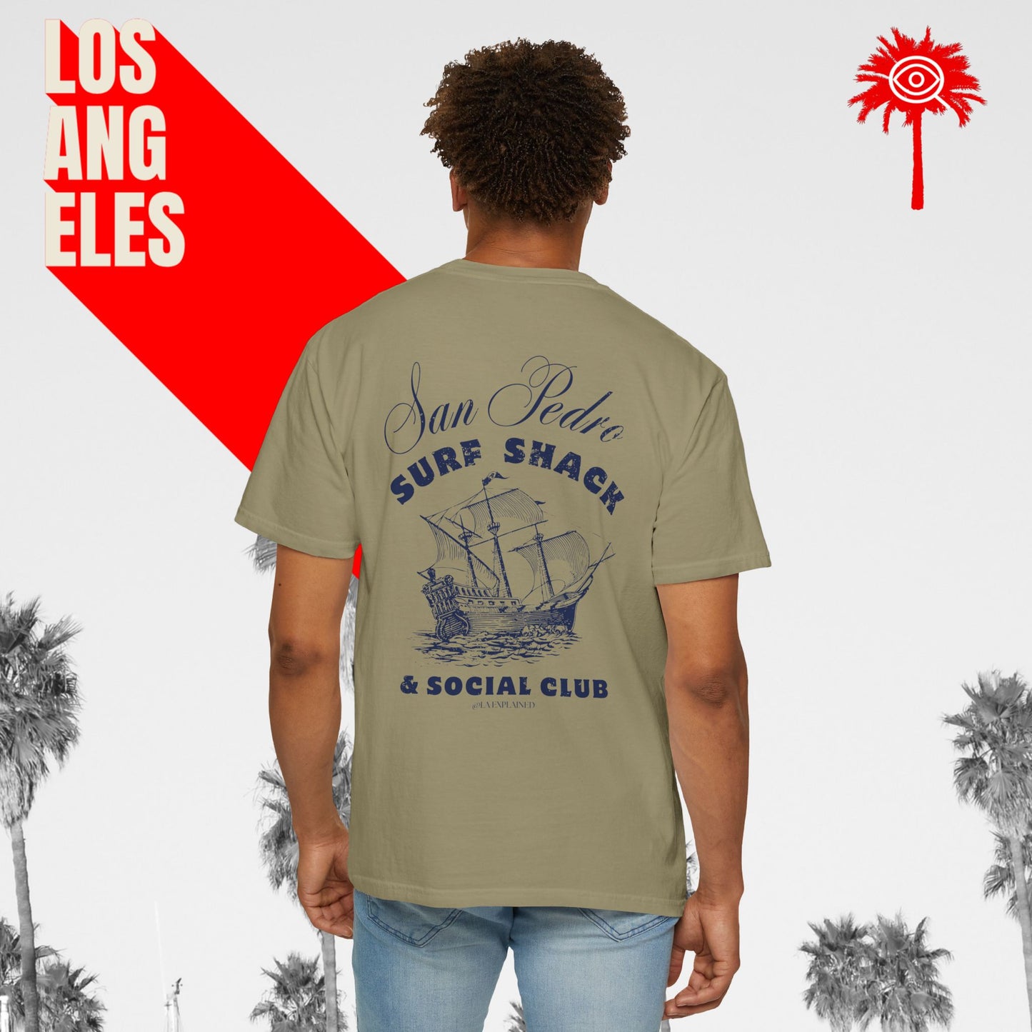 San Pedro Surf Shack & Social Club Tee