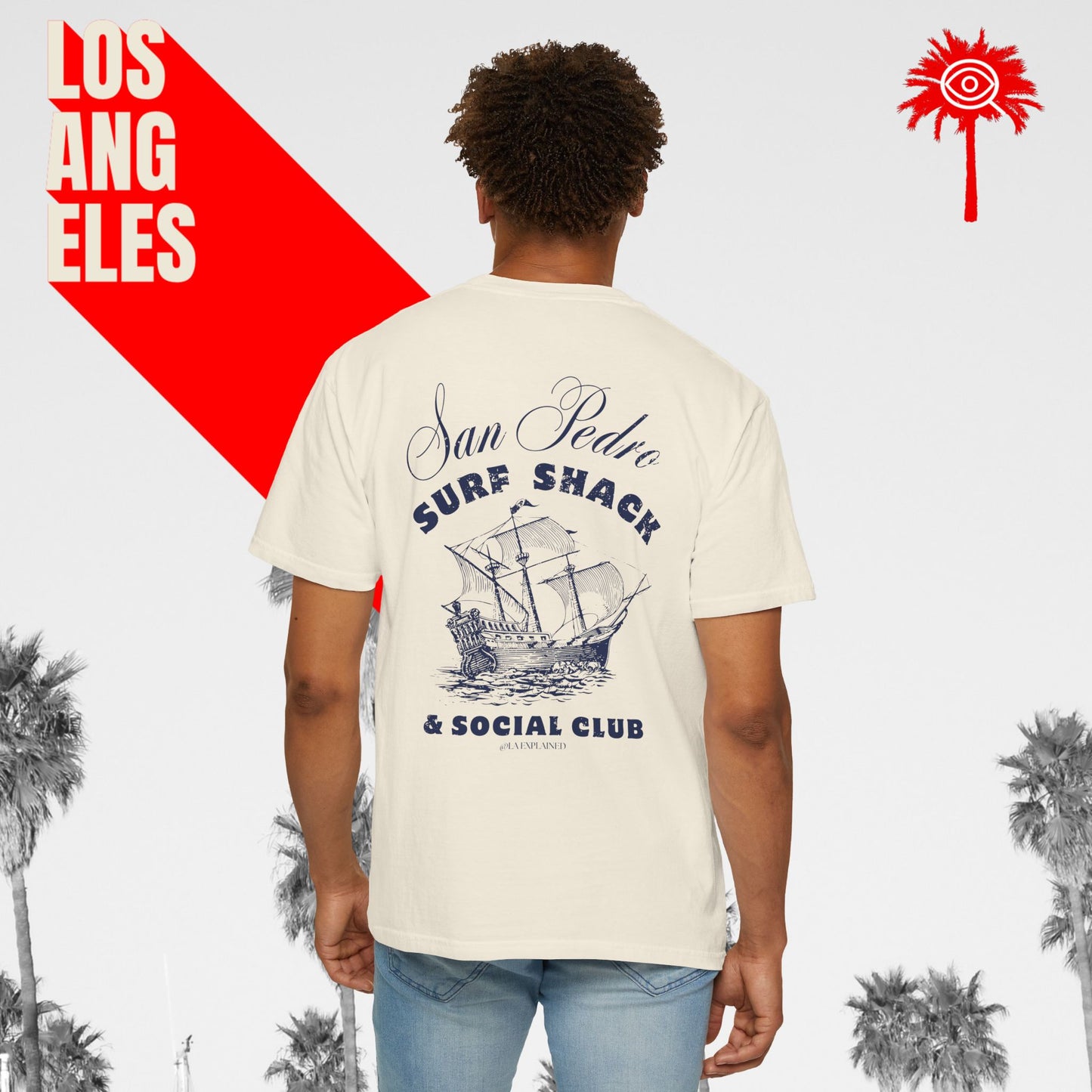 San Pedro Surf Shack & Social Club Tee