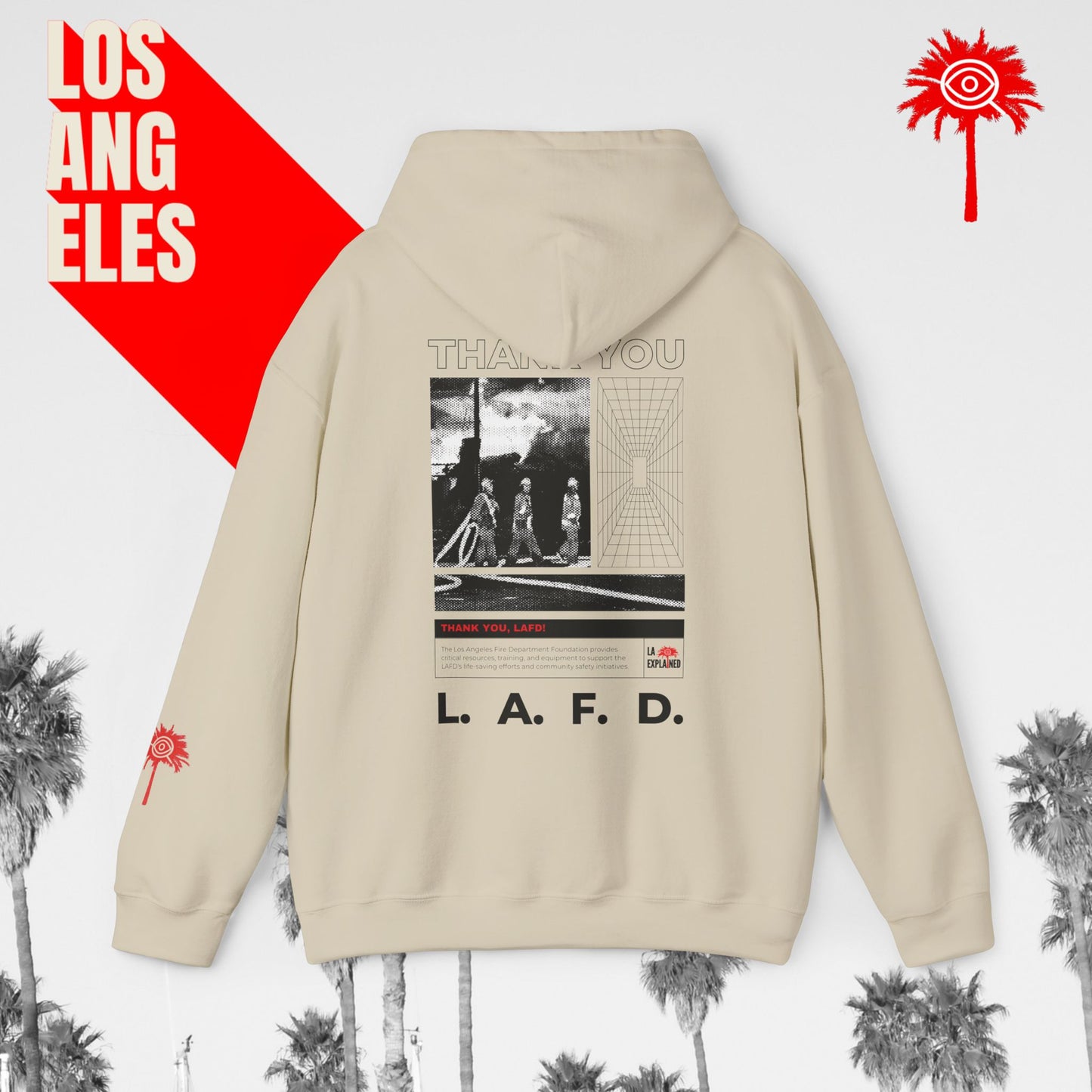 Sand L.A.F.D. Fundraiser Hoodie