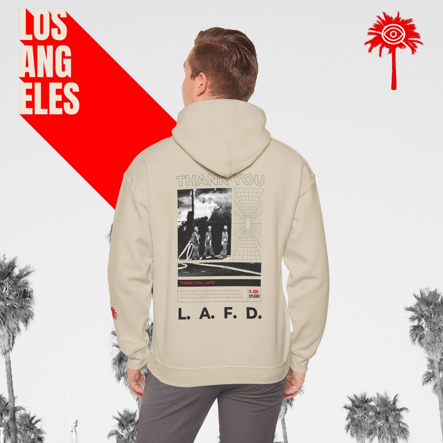 Sand L.A.F.D. Fundraiser Hoodie