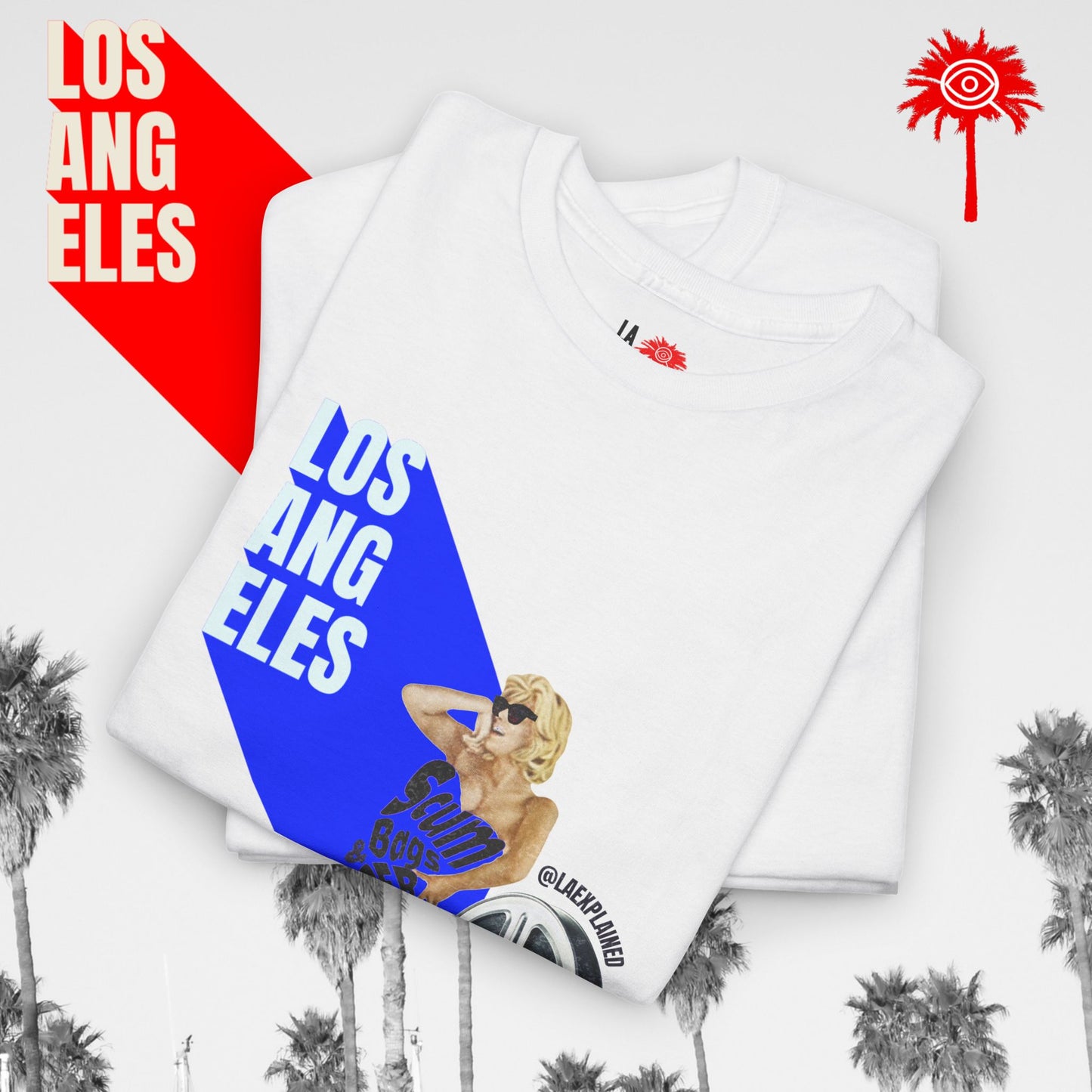 Blue Sc*mbags and Superstars Tee