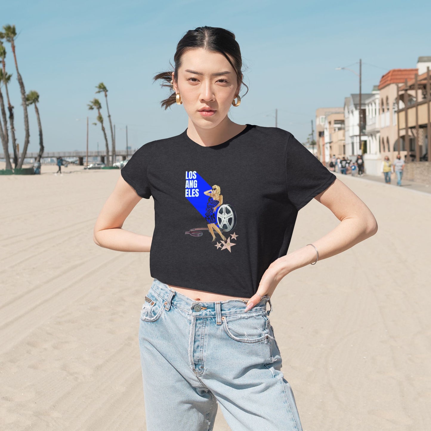Women’s Blue Sc*mbags and Superstars Tee