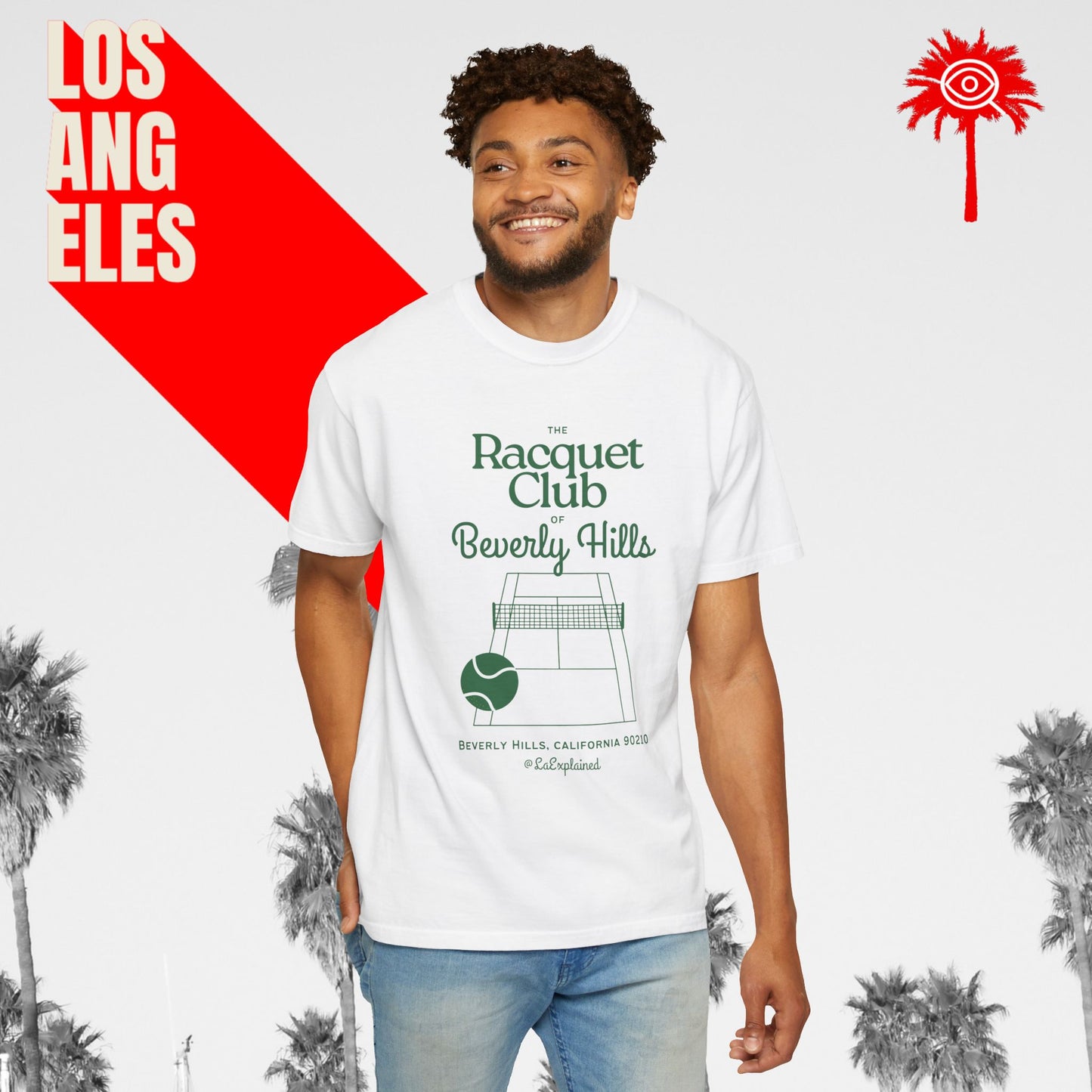 Retro Beverly Hills Racquet Club Tee