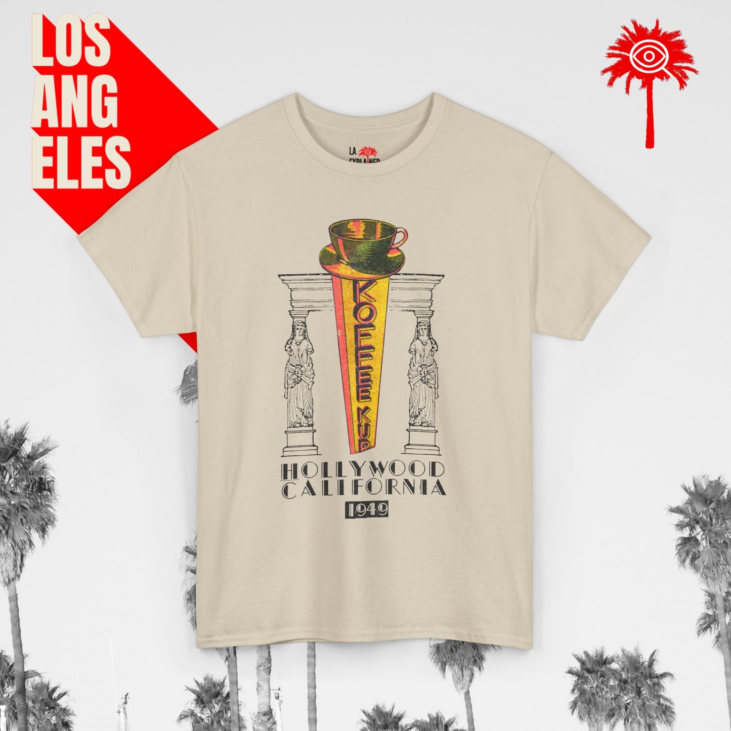 Hollywood Koffee Kup 1949 Tee