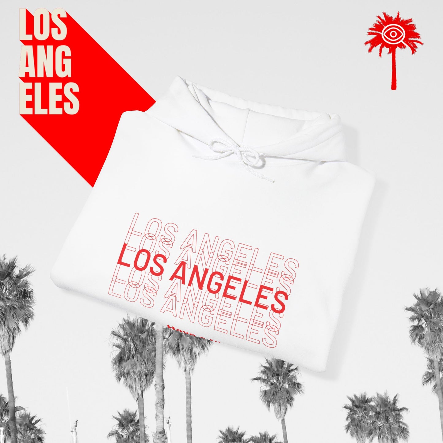 White L.A.F.D. Fundraiser Hoodie