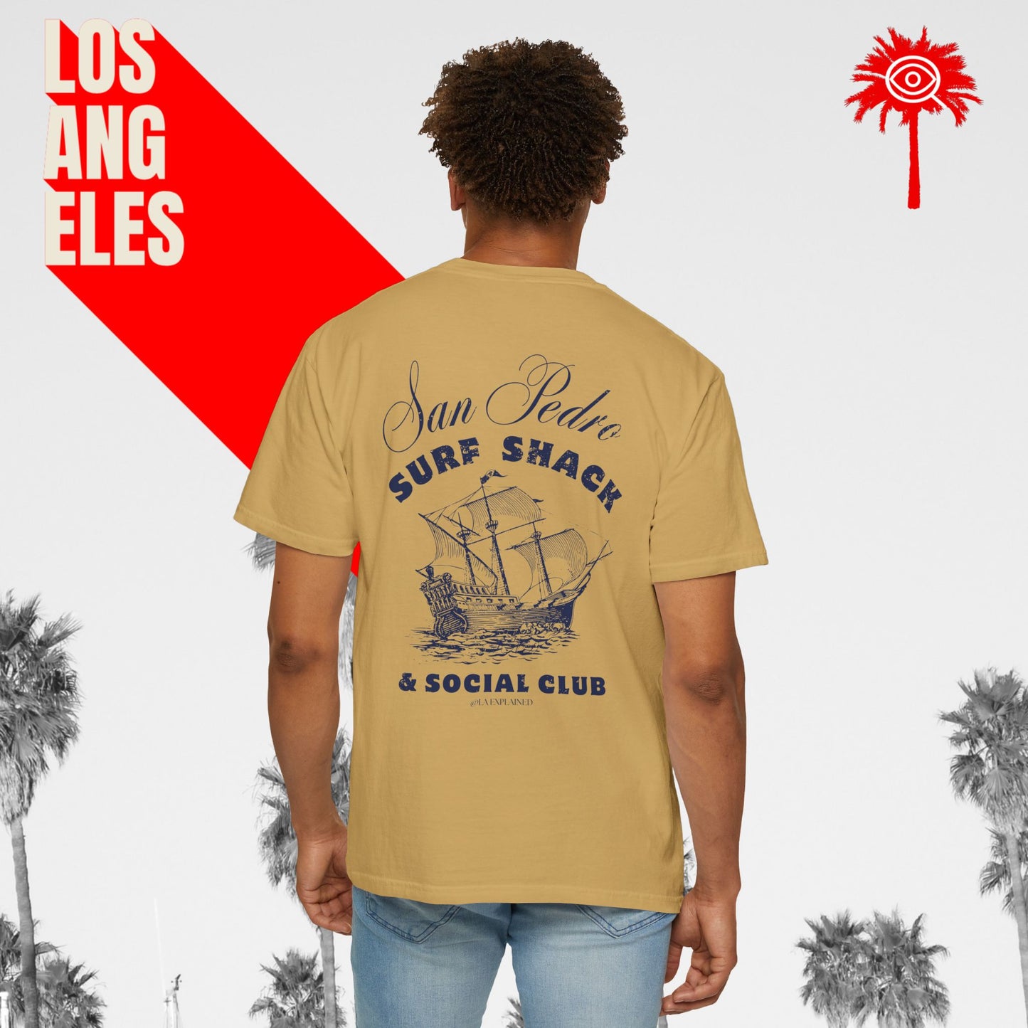 San Pedro Surf Shack & Social Club Tee